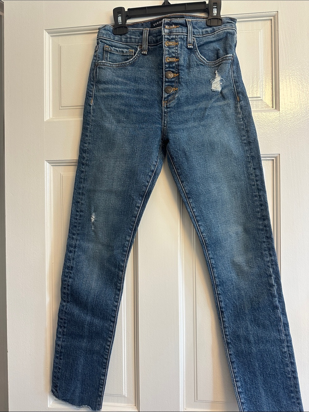 Veronica beard Vintage-Inspired High-Rise Blue Women's Jeans